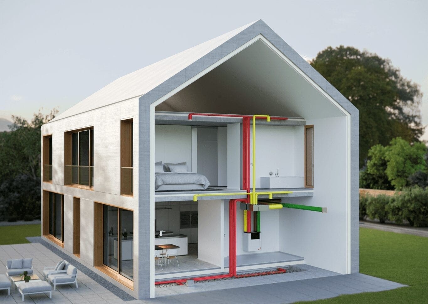 ventialtiehuis Schone lucht
